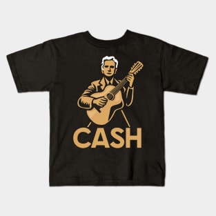 The Guitarist Johnny Cash Kids T-Shirt